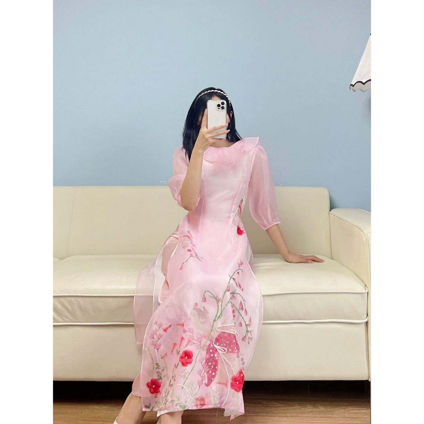 Ao Dai Light Pink