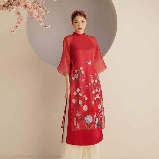Ao Dai Red