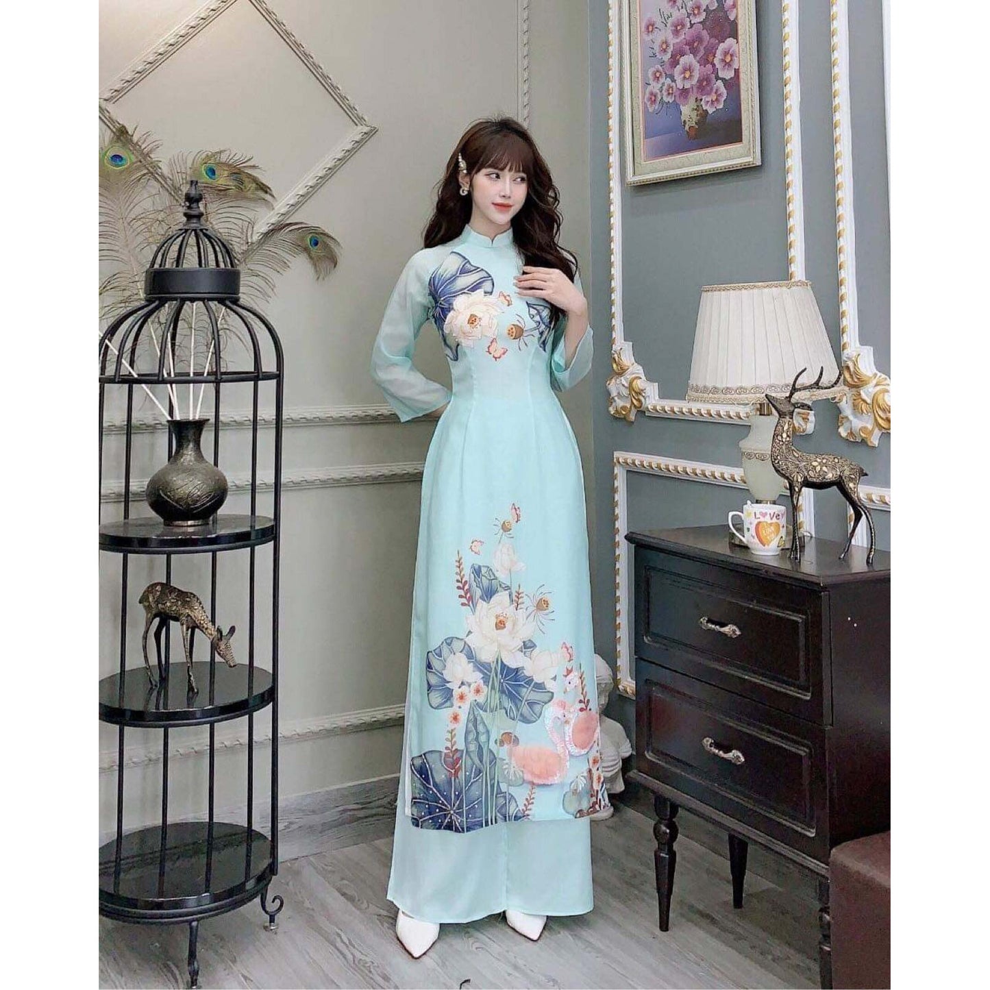 Ao Dai Light Blue
