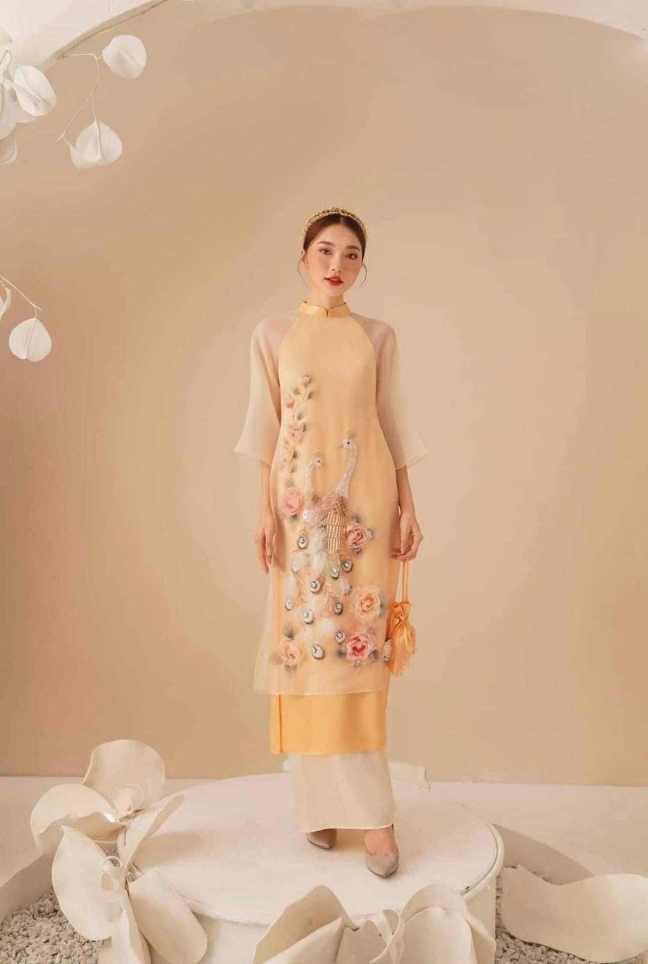 Ao Dai Light Yellow