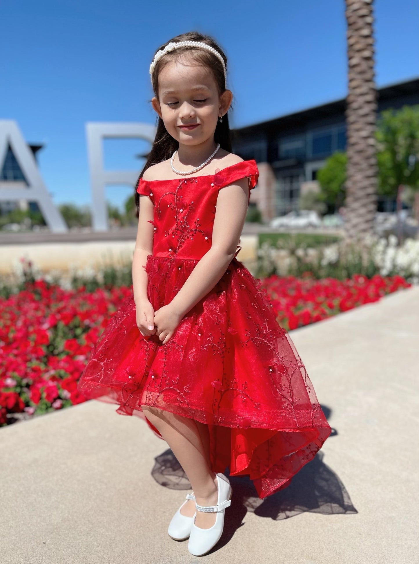 Red Princes Dress