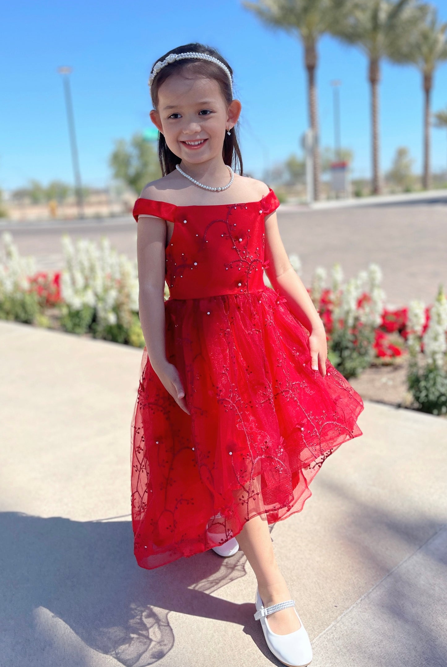 Red Princes Dress