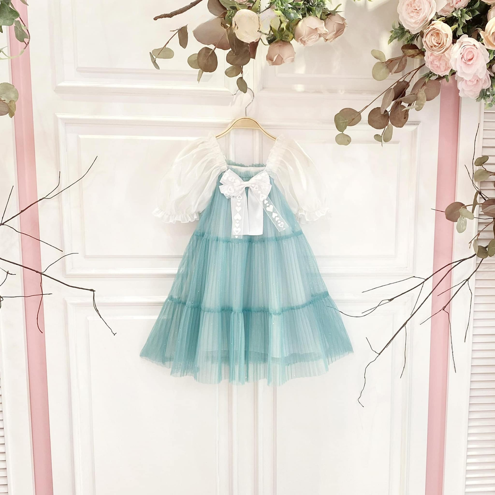 Girls Half Sleeve Dress