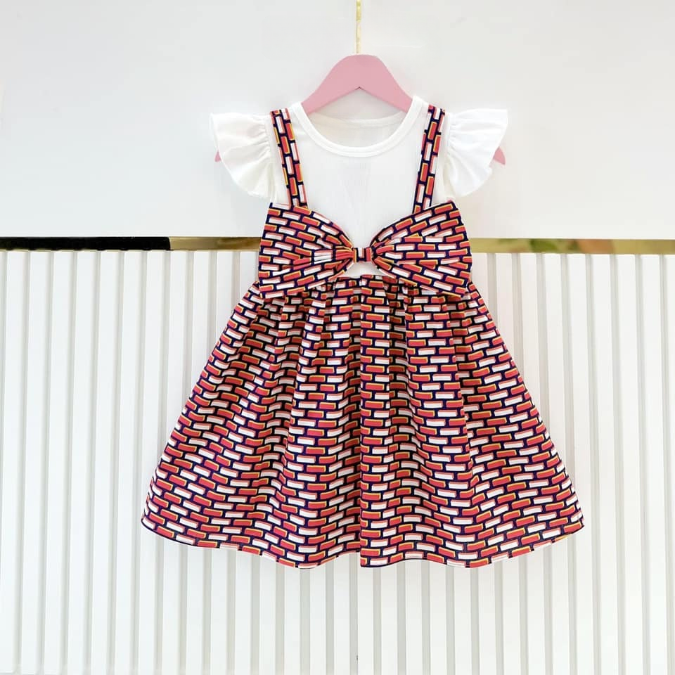 Girl's Big Bow Dress
