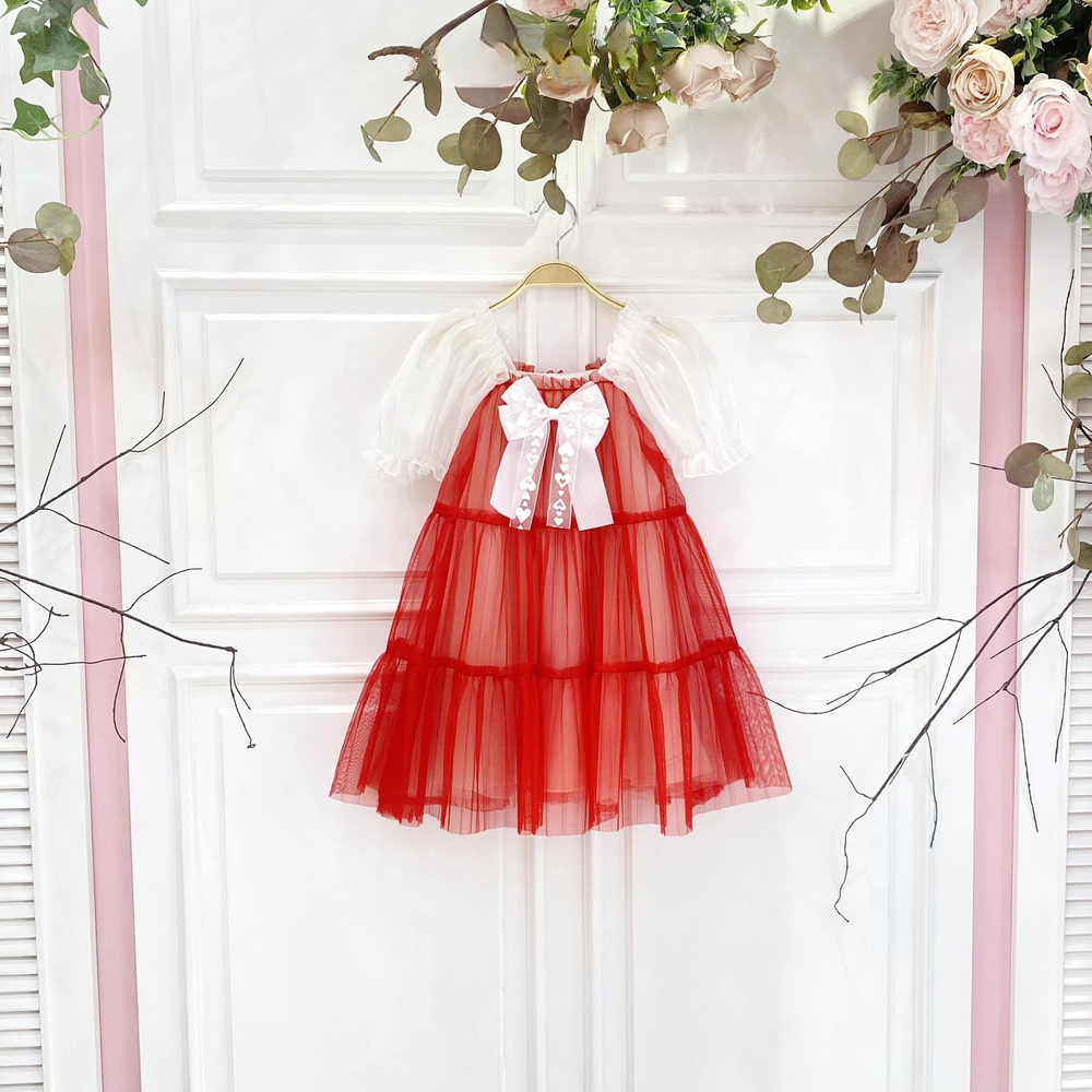 Girls Half Sleeve Dress